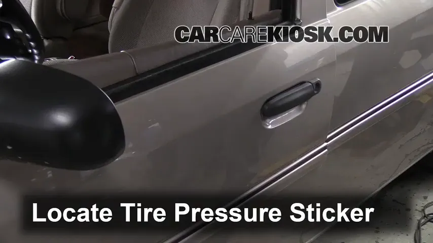 1996 Ford Windstar GL 3.8L V6 Tires & Wheels Check Tire Pressure